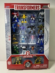 18 NANO METALFIGS - SERIES 3 - TRANSFORMERS GOLD PRIME & SOUNDWAVE Jada Toys NEW - Picture 1 of 11