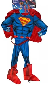 Superman Costume Size 3T/4T Halloween, Superhero - Picture 1 of 4