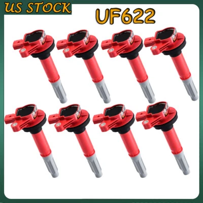 8 bobinas de encendido UF622 para Ford F150 Mustang 2011 2012 2013-2014 V8 BR3Z-12029-A Foto 1 de 4