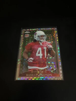 Rashad Johnson 2009 Topps Chrome Xfractor RC Cardinals TC201 - Image 1 of 2