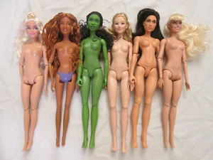 Puppe Lot G 6 Nude Articulated WW84 Wicked Disney Singing Arielle Barbie Movie - Bild 1 von 8