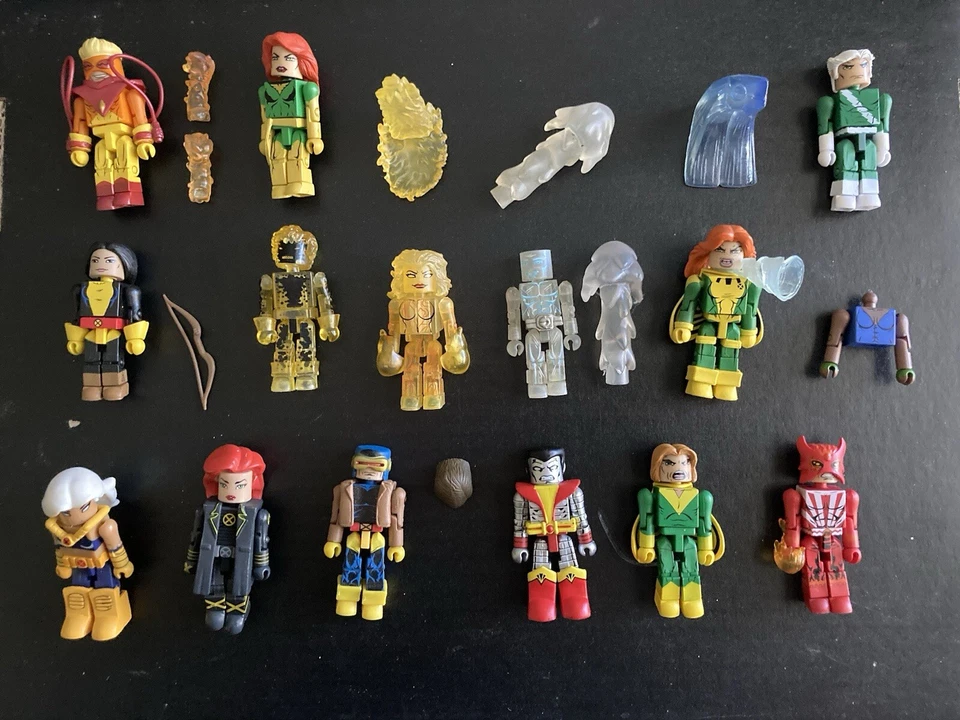 Lote Mínimo X-Men Novos Mutantes Sunfire Pyro Magma Iceman Sunspot Siryn e mais - Imagem 1 de 1