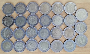 27 x 2 € / Euro Sondermünzen Gedenkmünzen Europa Sammlung - Bild 1 von 4