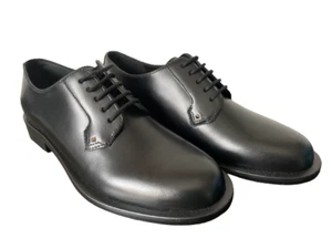 Zapato bajo mujer Valentino Garavani talla 37,5 negro cuero cordones nuevo ocasión - Imagen 1 de 12