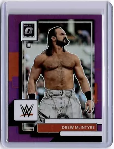 Drew McIntyre 2023 Panini Chronicles Optic WWE Purple #366 WWE Raw #15/49 - Picture 1 of 2