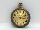 Vintage brass cased Clymo pocket watch with gold dial - spares or repair