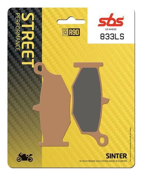 SBS 833 LS SINTER REAR BRAKE DISC PADS FOR SUZUKI 1340 B-KING 2008 - 2014 - Image 1 of 1