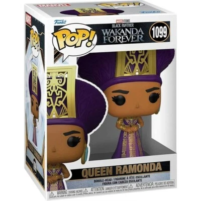 NUEVO Funko Pop! Figura Vinilo Marvel Pantera Negra Wakanda Reina Ramonda Foto 1 de 2