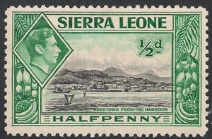 SIERRA LEONE 1938 SG188 KGVI ½d. FREETOWN FROM THE HARBOUR - MNH - Picture 1 of 1