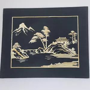 Vintage - Country Side - Impresión de la República Popular China - Seda - Imagen 1 de 7