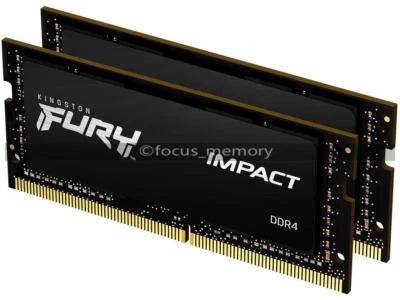 Memoria SO-DIMM 260 pines FURY 32 GB (2x16 GB) RAM DDR4 3200 MHz PC4-25600 para computadora portátil Foto 1 de 4