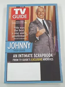 TV Guide magazine JOHNNY CARSON TRIBUTE COVER American Idol Feb 13 2005 issue - Imagen 1 de 4