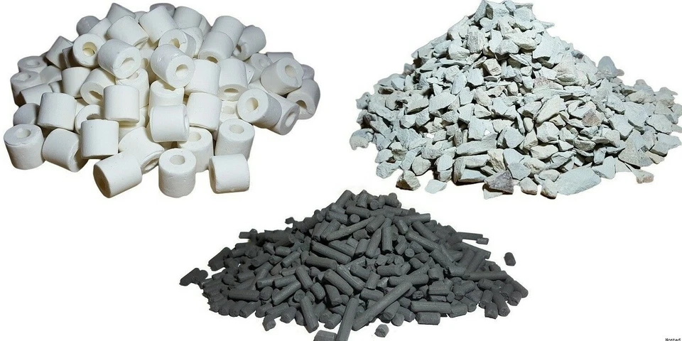 Filter Media Aquarium Pond Fish Tank Activated Carbon Zeolite Bio Rings Balls