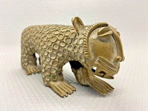 Japan? Togo Handmade Brass Lion Large Sculpture Object - Picture 1 of 12