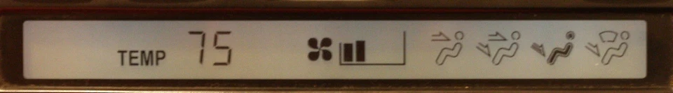 Lexus SC300 1992-2000 y SC400 control de clima/pantalla LCD CLIMATIZACIÓN con kit de bombilla Foto 1 de 4