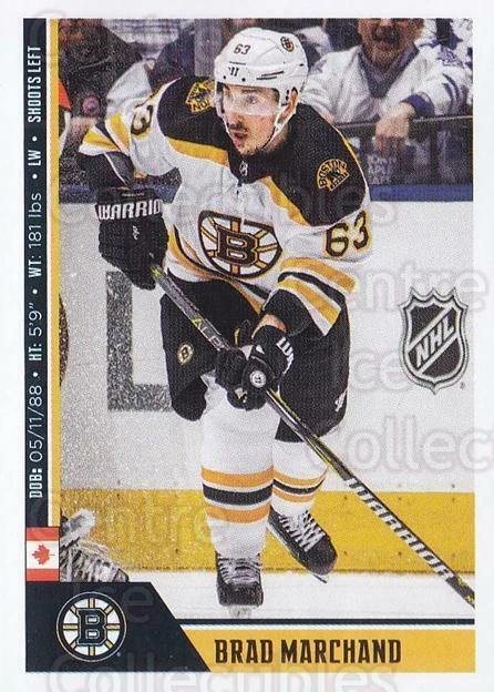 2018-19 Panini Stickers #21 Brad Marchand - Image 1 of 1