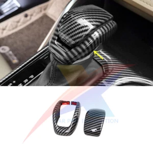 1PCS Carbon Fiber Gear Shift Knob Trim Cover For Toyota Highlander 2020-2022 - Picture 1 of 11