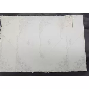Vintage Keepsake Linens 8 Piece Mat Set #1460 - K Katen & Co - Hand Embroidered - Picture 1 of 6