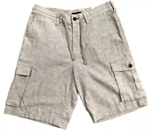 Tasso Elba mens linen/cotton bermuda shorts sz. S NWT RV $55 - Picture 1 of 10