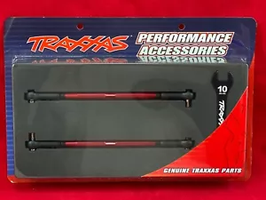 Traxxas 7748R Zehenglieder X-Maxx 8s 6s RÖHREN rot eloxiert 7075-T6 Aluminium 157 mm - Bild 1 von 2