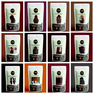 Tinte de cabello 100 % orgánico henna químico sin amoníaco tinte de cabello henna natural elegido Foto 1 de 4