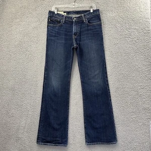 Abercrombie Baxter Low Rise Slim Boot Jeans Preppy Western Boys Size 16 x 31 - Picture 1 of 12