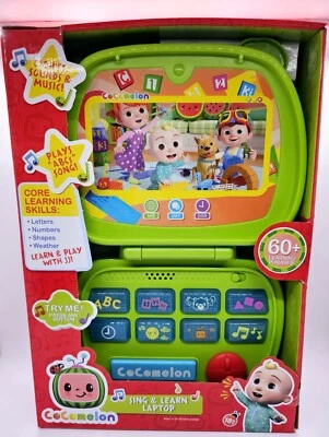 NEW Cocomelon Sing and Learn Laptop Toy for Babies, Toddlers w/ Lights & Sound - Image 1 of 4