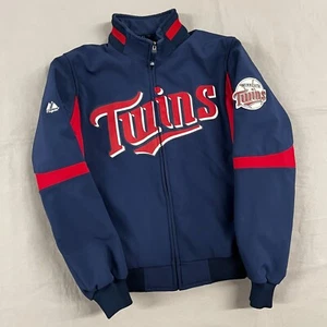 Vintage Minnesota Twins Majestic MLB Zip-Up Jacket Sz S - Picture 1 of 12