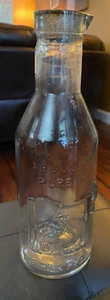 Vintage "Absolutely Pure Milk The Milk Protector" Bottle One Quart - Bild 1 von 3