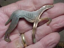 Neat large Brooch/pin-Greyhound dog-New Mexico metal detecting find