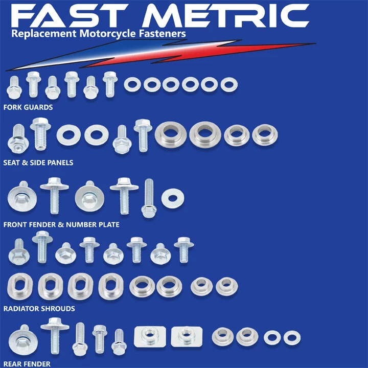 Kits de pernos de plástico y carrocería WR 450F 2003-2006 - CADA sujetador que necesitas - GARANTIZADO Foto 1 de 1