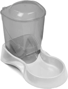 Pets Small Gravity Auto Feeder for Cats/Dogs, 3 Pound Capacity GRAY - Picture 1 of 12
