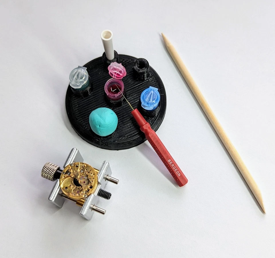 Complete Starter Watch Oiling Kit - Moebius Oils And Bergeon Oiler - Image 1 of 1