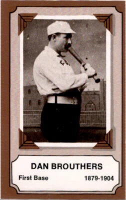 Fleer Pioneers 1975 #6 Dan Brouthers EX+ Excelente+ ID:56079 Foto 1 de 2