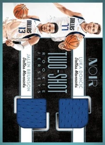 2018 NOIR Two-Shot Rookie Dual Patch-LUKA DONCIC/BRUNSON(Panini DUNK Digitalcard - Picture 1 of 1