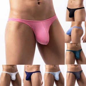 Mens Underwear T Back G String Briefs Thong Jockstrap Men Beach Swimming Thong - Picture 1 of 52