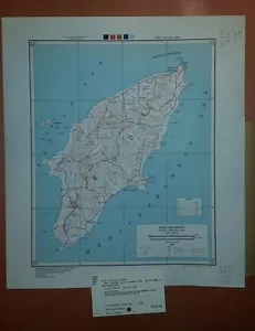1943 Eeuu Ejército "Especial Estratégico Mapa " Rodi (Rhodes) Ams 6201 1:200,000 - Picture 1 of 3