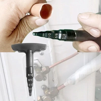 Sbavatore per tubi, alesatore per smussi di tubi, portatile, professionale, - Immagine 1 di 4