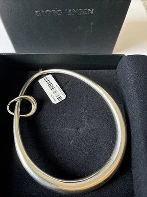 Georg Jensen Sterling Silver Offspring Bangle Size M - Image 1 of 4