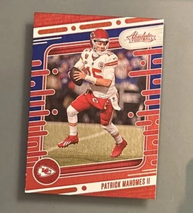 Patrick Mahomes II - 2024 Panini Absolute #50 Red & Blue Kansas City Chiefs I4 - Bild 1 von 2