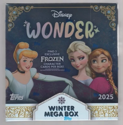 Mega caja de invierno Topps Disney Wonder 2025 sellada de fábrica Foto 1 de 2