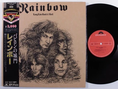 RAINBOW Long Live Rock 'N' Roll POLYDOR LP VG++ japan with lyric insert & obi a Foto 1 de 3