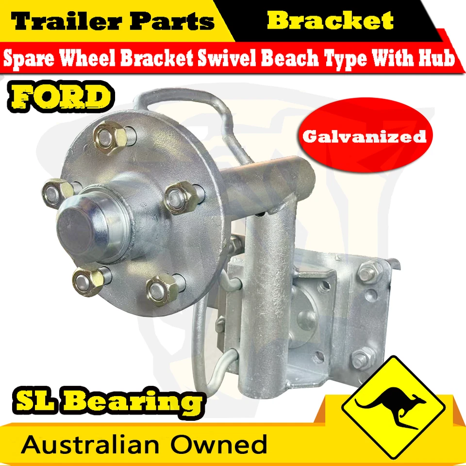 Spare Wheel Bracket Carrier Swivel Beach Type SL Bearings Hub Rescue - Ford - image 1 of 1