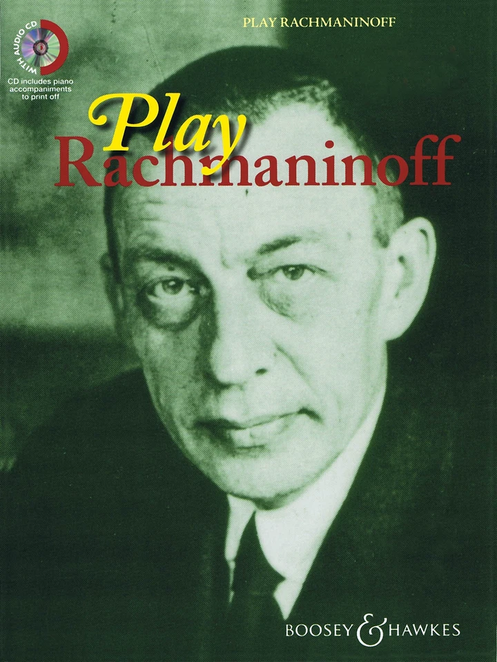 Play Rachmaninoff Flute Solo Classical Sheet Music Play-Along Book CD Pack - Image 1 of 1