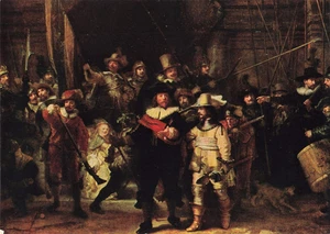 Postcard Netherlands Amsterdam Rijksmuseum Rembrandt van Rijn - Picture 1 of 2