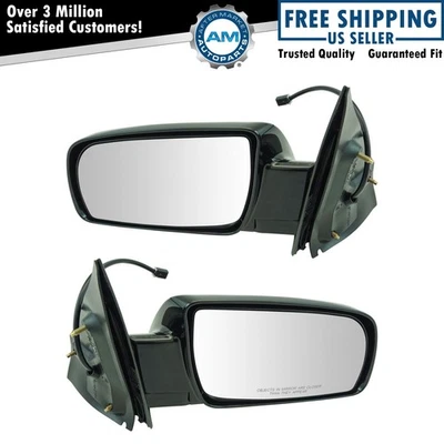 Juego de pares de espejos retrovisores eléctricos negros izquierda izquierda y derecha derecha derecha para Chevy Astro 00-05 Foto 1 de 4