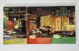 Victoria Abbott Book Collector Mysteries Christie Curse Sayers Swindle Wolfe Wid - Imagen 1 de 8