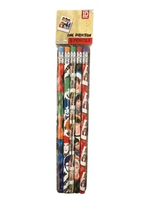 1D One Direction GROUP Pencil 5pc Set Pack Official Pop Memorabilia Rare 2013 1b - Picture 1 of 4