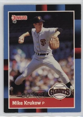 1988 Donruss Mike Krukow (Last Line Begins with First) #116 - Image 1 of 2