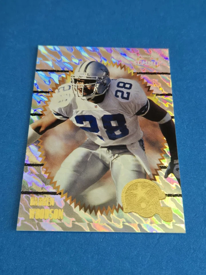 DARREN WOODSON - 1996 PINNACLE SUMMIT EDITION - GROUND ZERO PARALLEL CARD #32 - Image 1 of 2